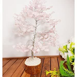 Rose Quartz Gemstone Tree